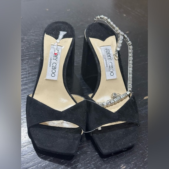 Jimmy Choo Elegant Suede Heels Size 36.5 - Picture 4 of 8